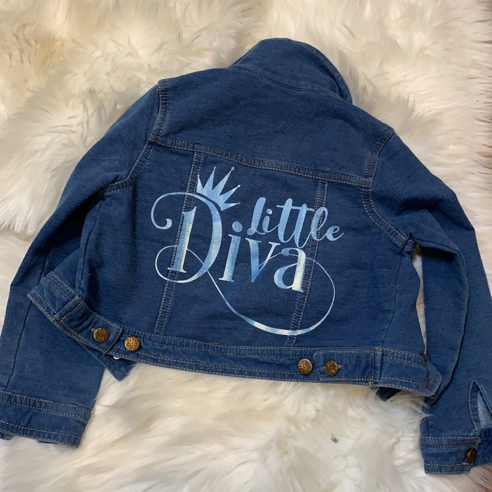 GIRLS 5/6 crop Jean jacket